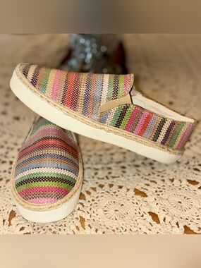 New Without Tags Jack Rogers Striped Slip-On Espadrille Sneakers